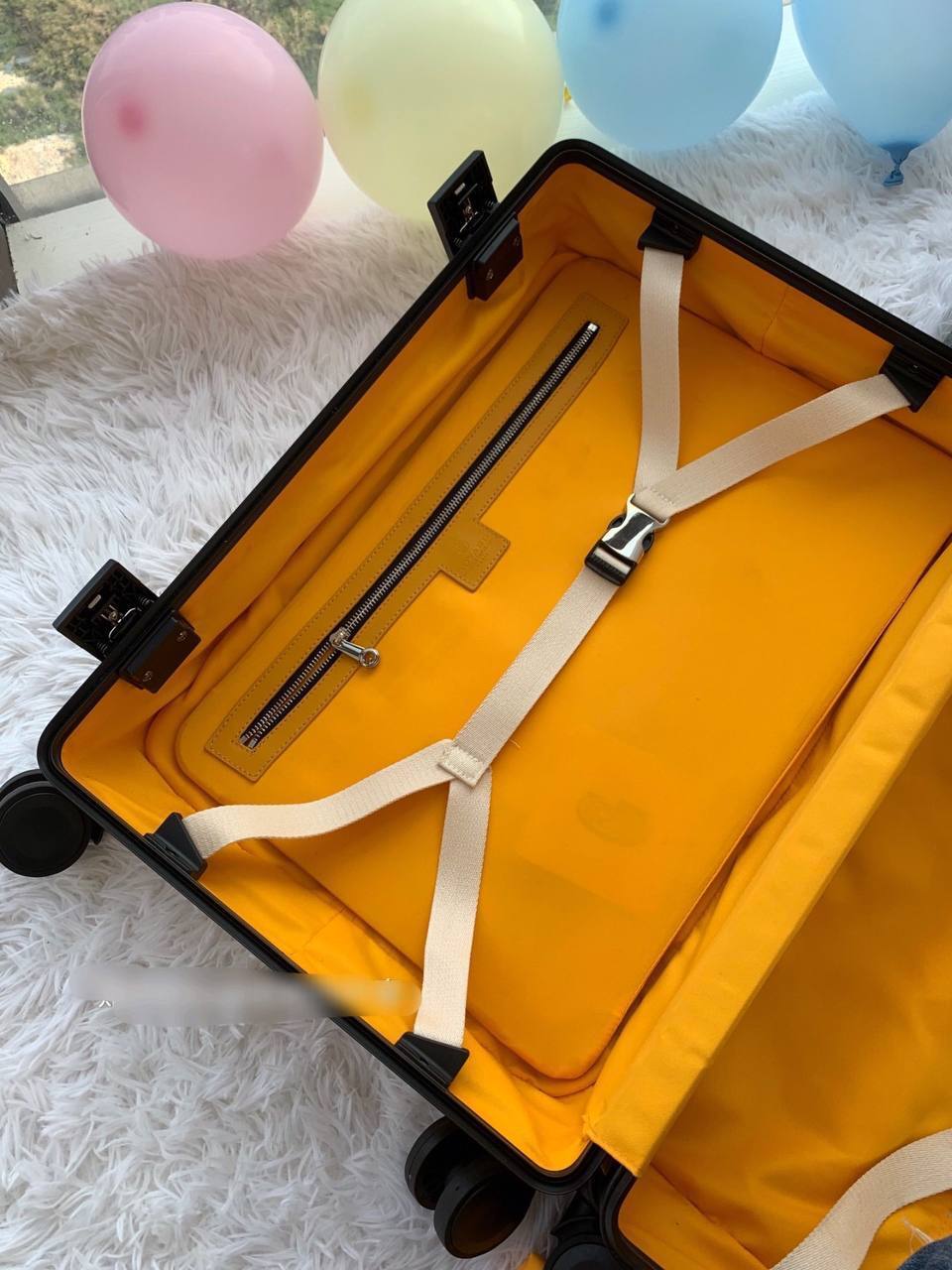 Чемодан Goyard ярко-желтый BP-37010 Чемодан Goyard ярко-желтый BP-37010