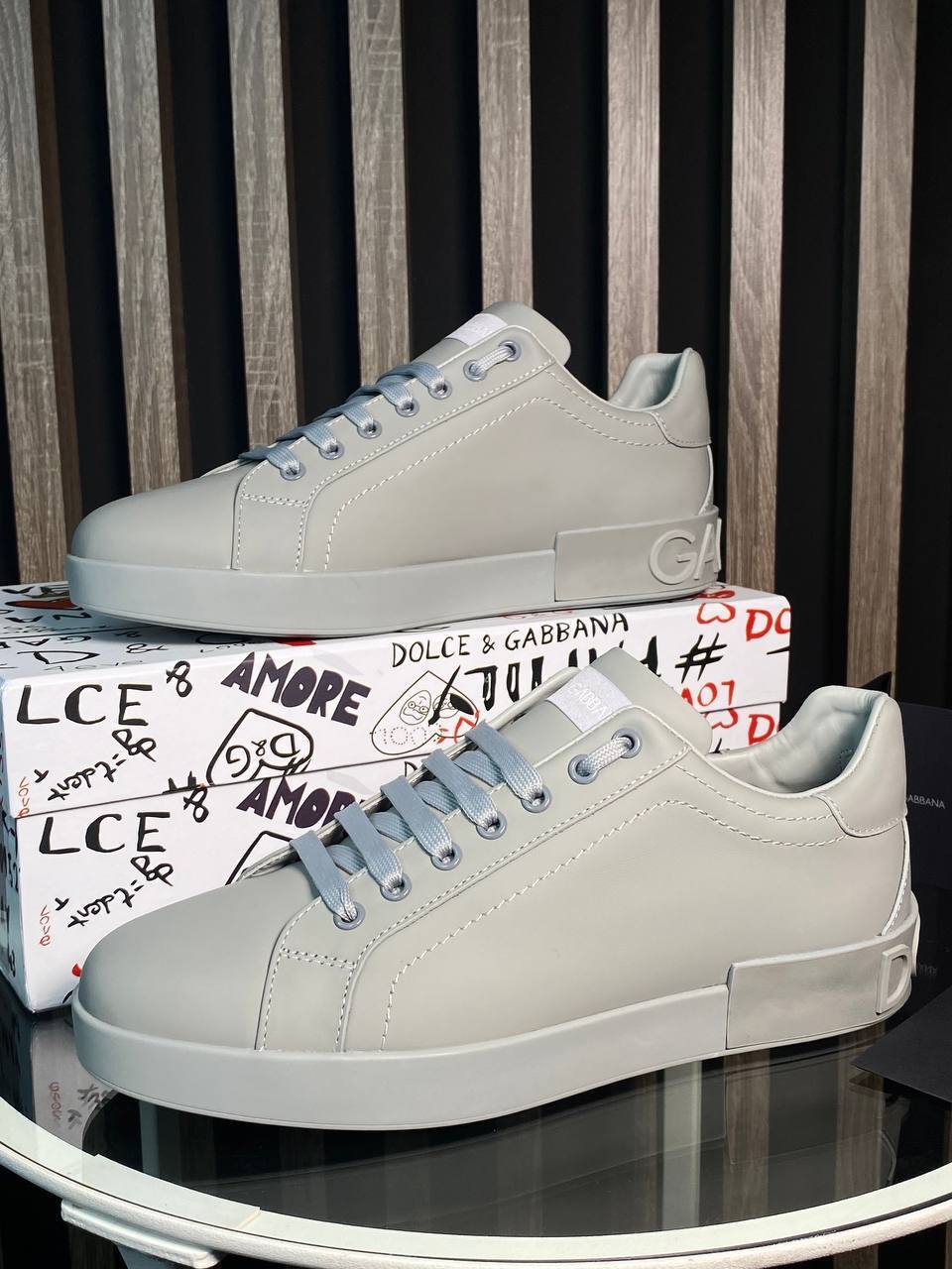 Dolce & Gabbana стильные мужские кеды BP-52568 Dolce & Gabbana стильные мужские кеды BP-52568