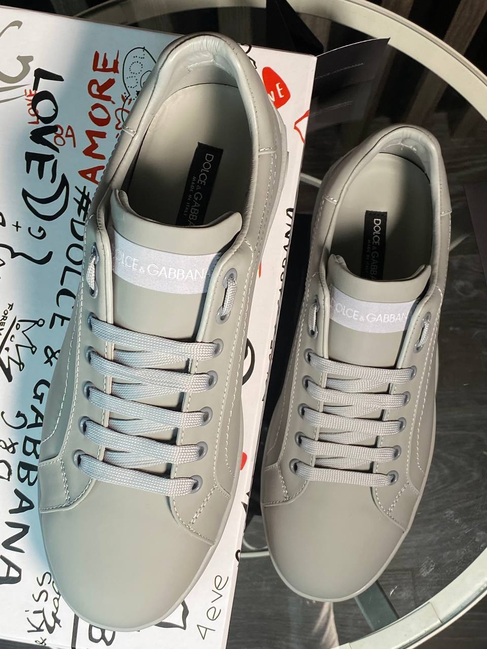 Dolce & Gabbana стильные мужские кеды BP-52568 Dolce & Gabbana стильные мужские кеды BP-52568