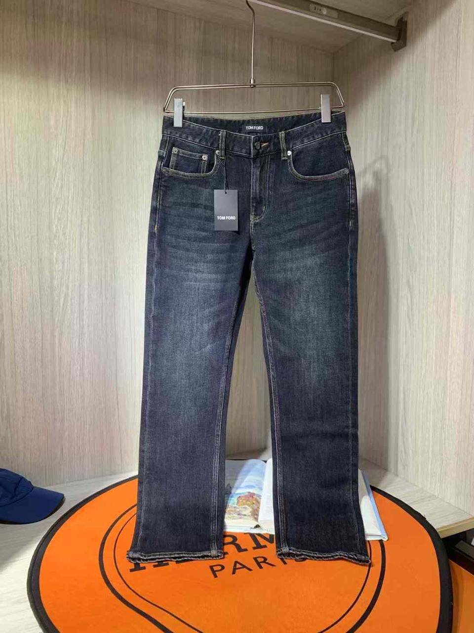 Джинсы повседневные темно-синие Tom Ford BP-464386 Джинсы повседневные темно-синие Tom Ford BP-464386