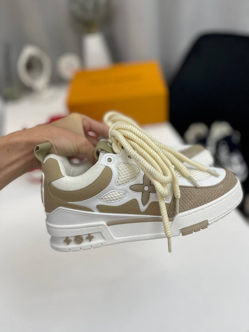 Дизайнерские женские кеды Louis Vuitton BP-38824 Дизайнерские женские кеды Louis Vuitton BP-38824