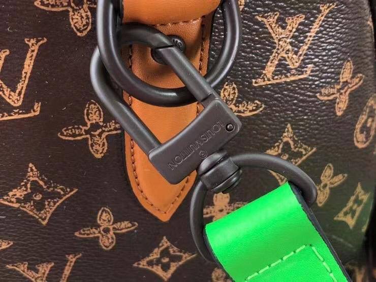Louis Vuitton дорожная сумка коричнево-зеленая BP-13560 Louis Vuitton дорожная сумка коричнево-зеленая BP-13560
