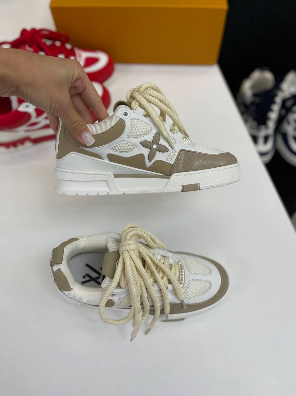 Дизайнерские женские кеды Louis Vuitton BP-38824 Дизайнерские женские кеды Louis Vuitton BP-38824