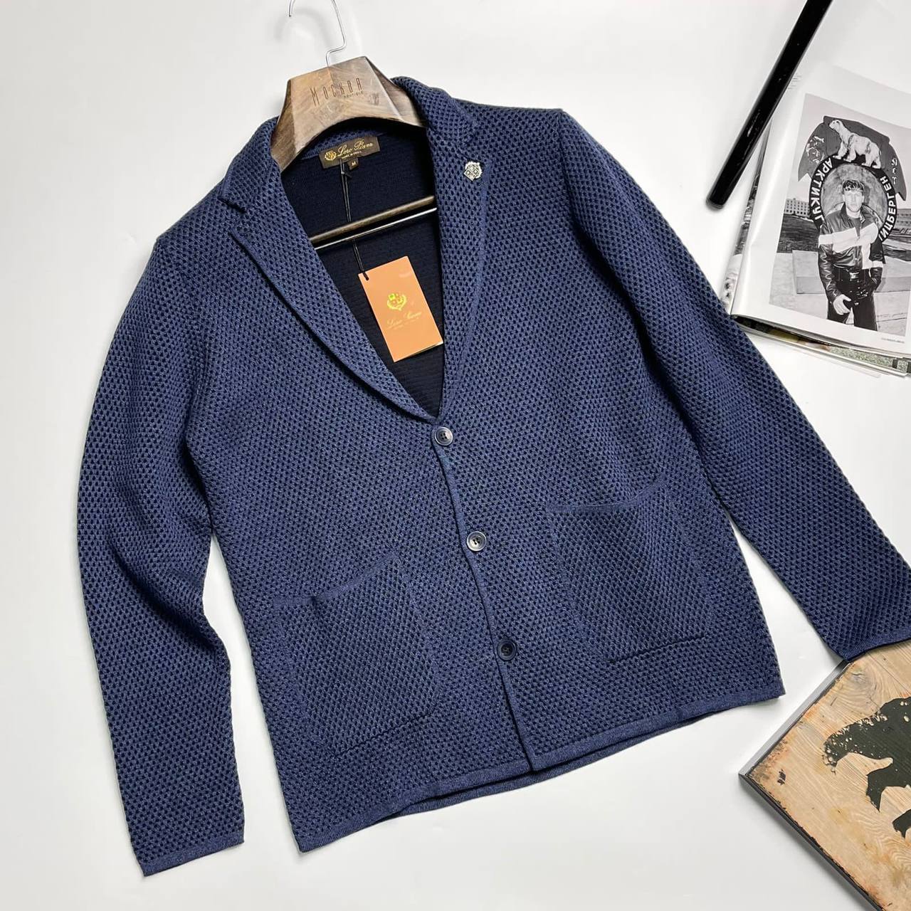 Кардиган базовый Loro Piana BP-19977 Кардиган базовый Loro Piana BP-19977