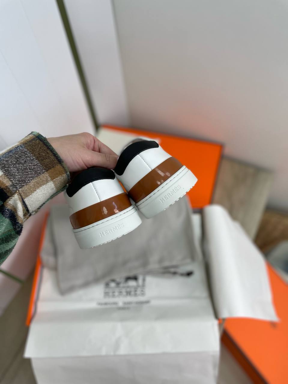 Hermes повседневные мужские кеды BP-31991 Hermes повседневные мужские кеды BP-31991