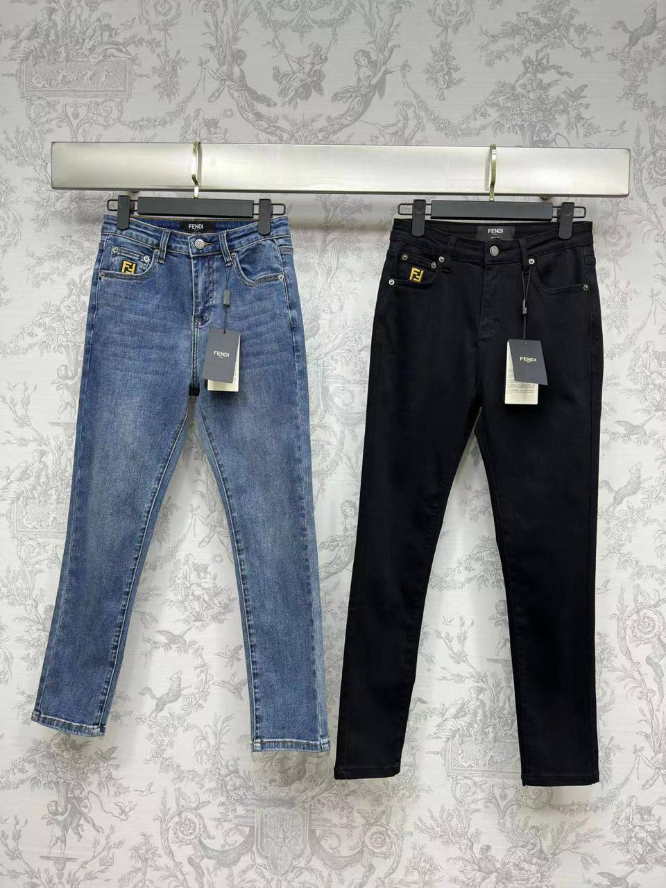 Джинсы коллекционные Fendi BP-48009 Джинсы коллекционные Fendi BP-48009