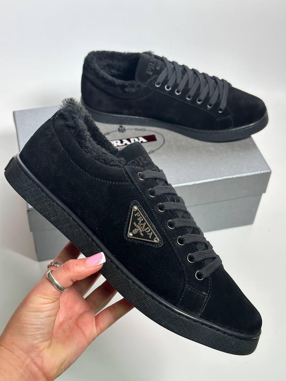 Prada мужские повседневные кеды BP-44212 Prada мужские повседневные кеды BP-44212