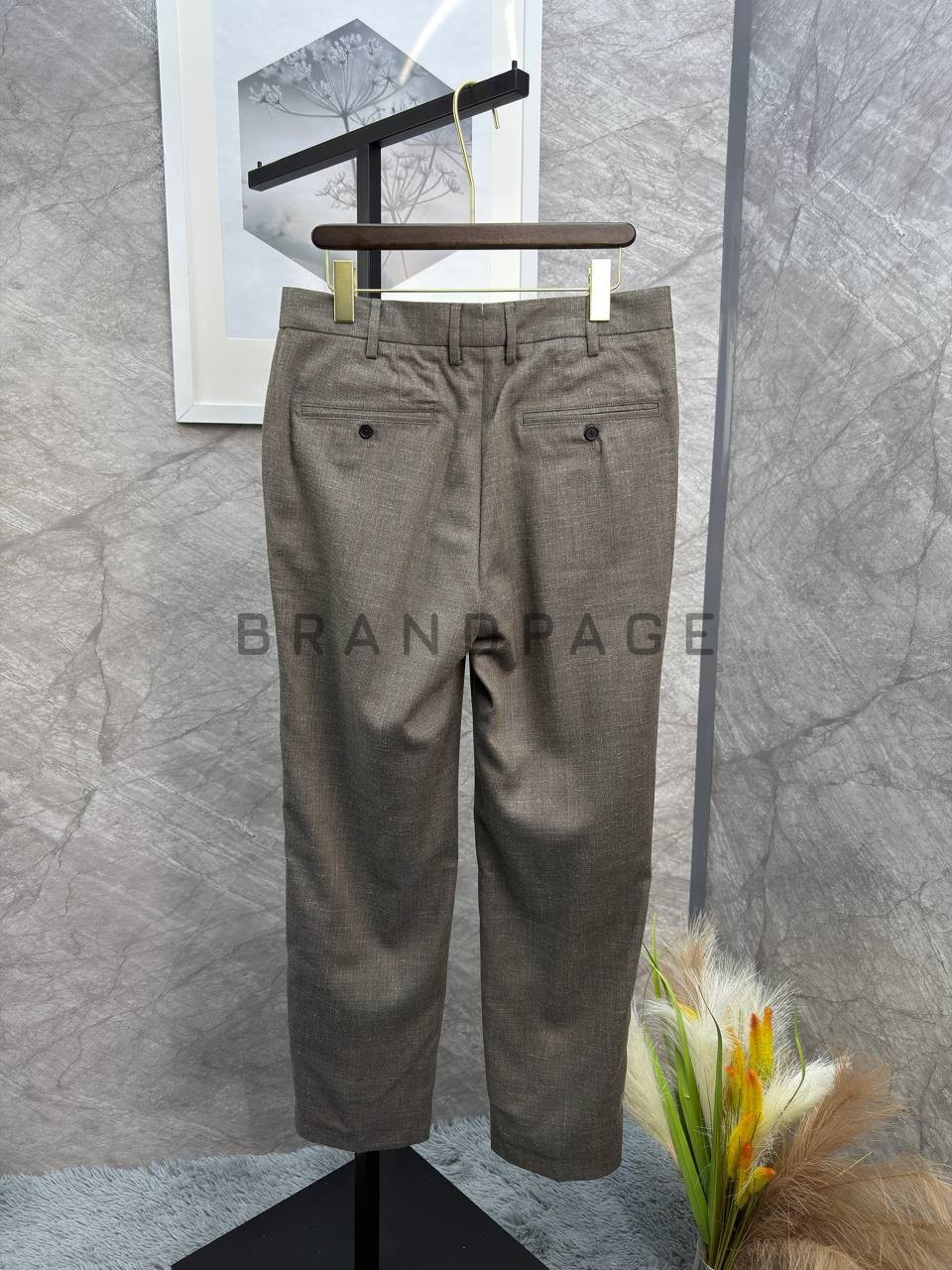 Брюки из шерсти Loro Piana BPLUX13044