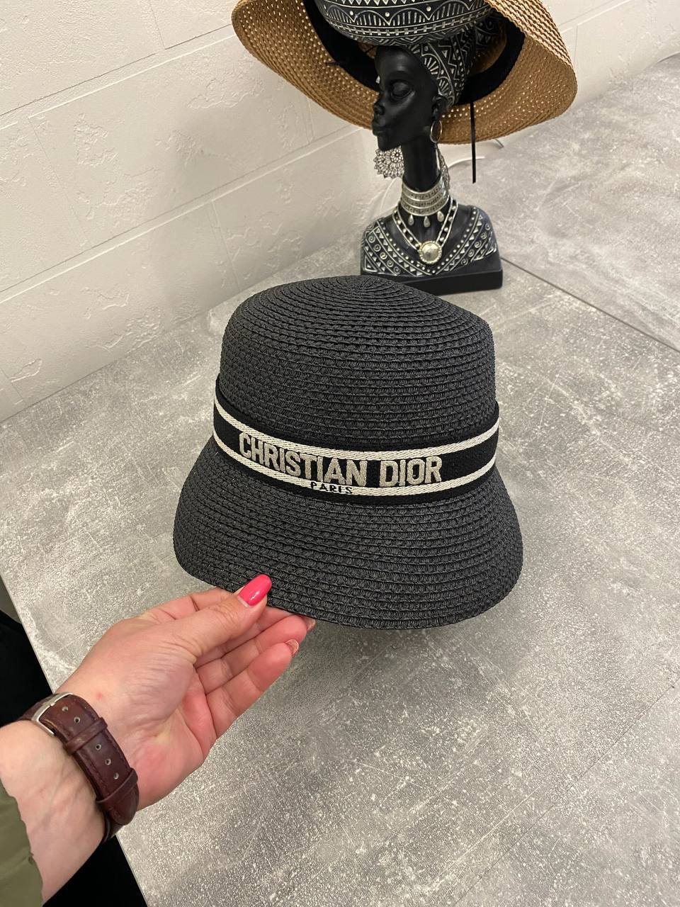 Премиальная шляпа Christian Dior BP-50489 Премиальная шляпа Christian Dior BP-50489