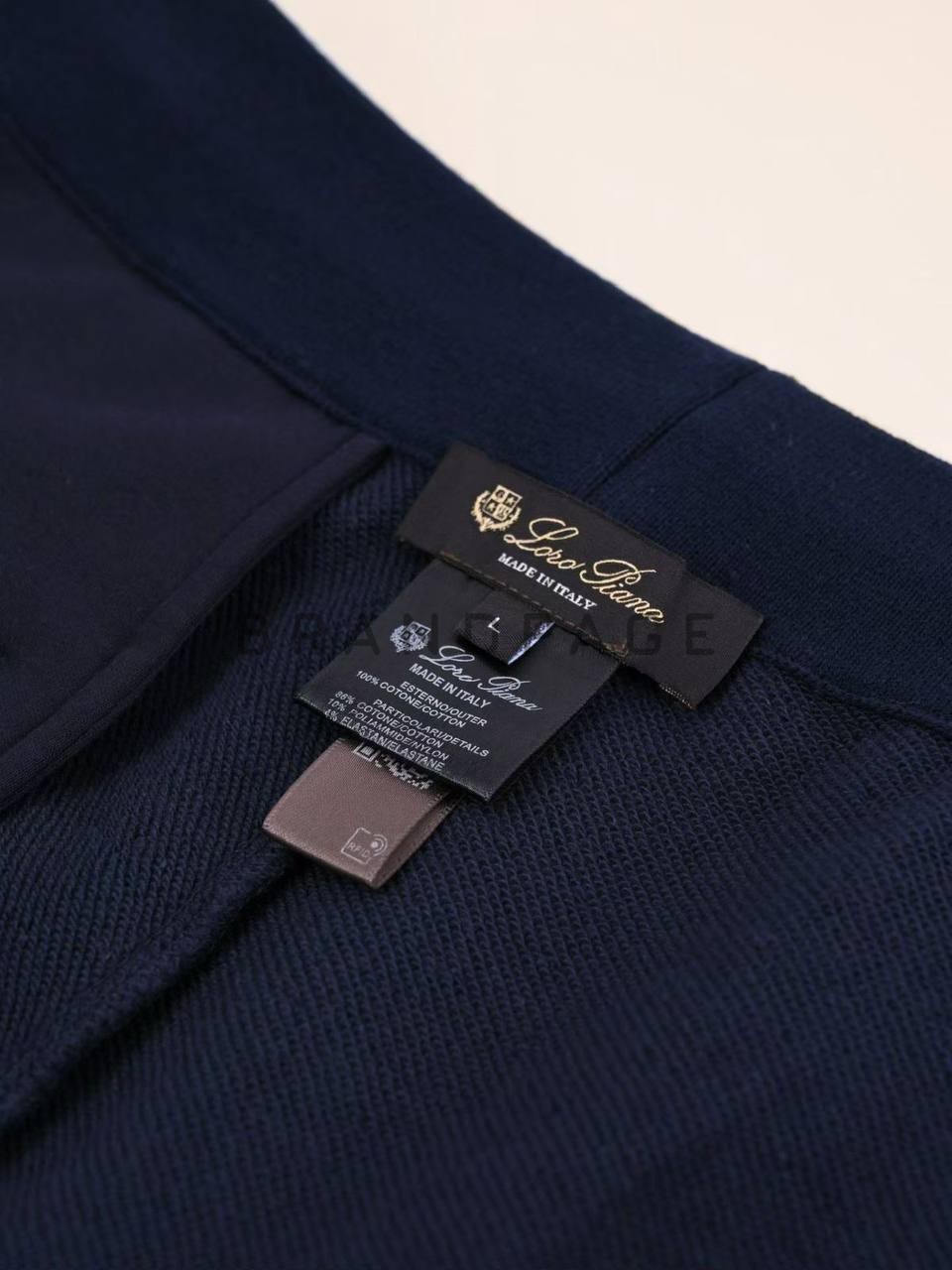 Трикотажные шорты из хлопка Loro Piana BPLUX12325 Трикотажные шорты из хлопка Loro Piana BPLUX12325