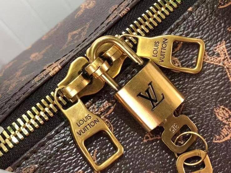 Louis Vuitton дорожная сумка коричнево-зеленая BP-13560 Louis Vuitton дорожная сумка коричнево-зеленая BP-13560