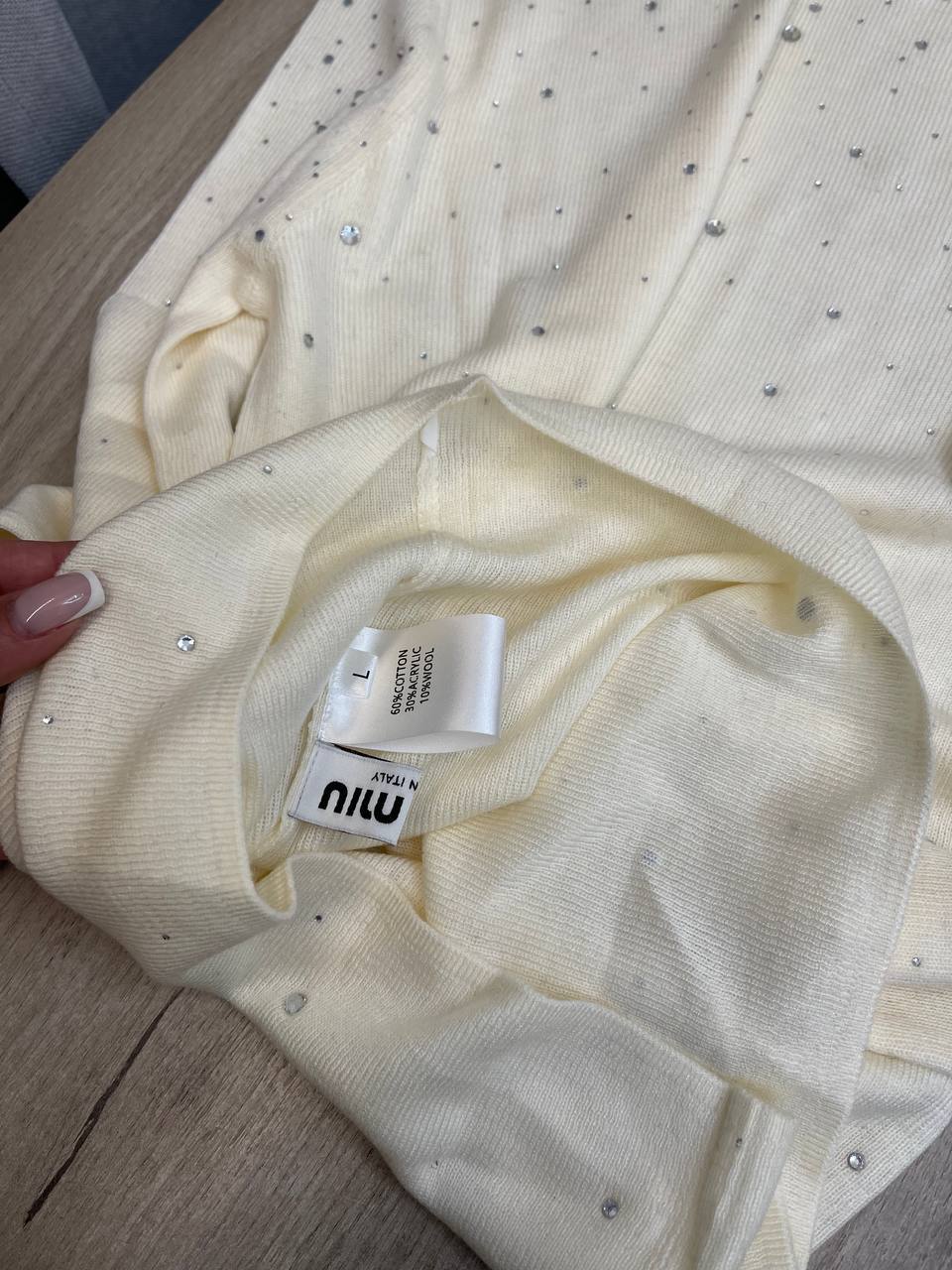 Повседневная водолазка Miu Miu BP-46073 Повседневная водолазка Miu Miu BP-46073