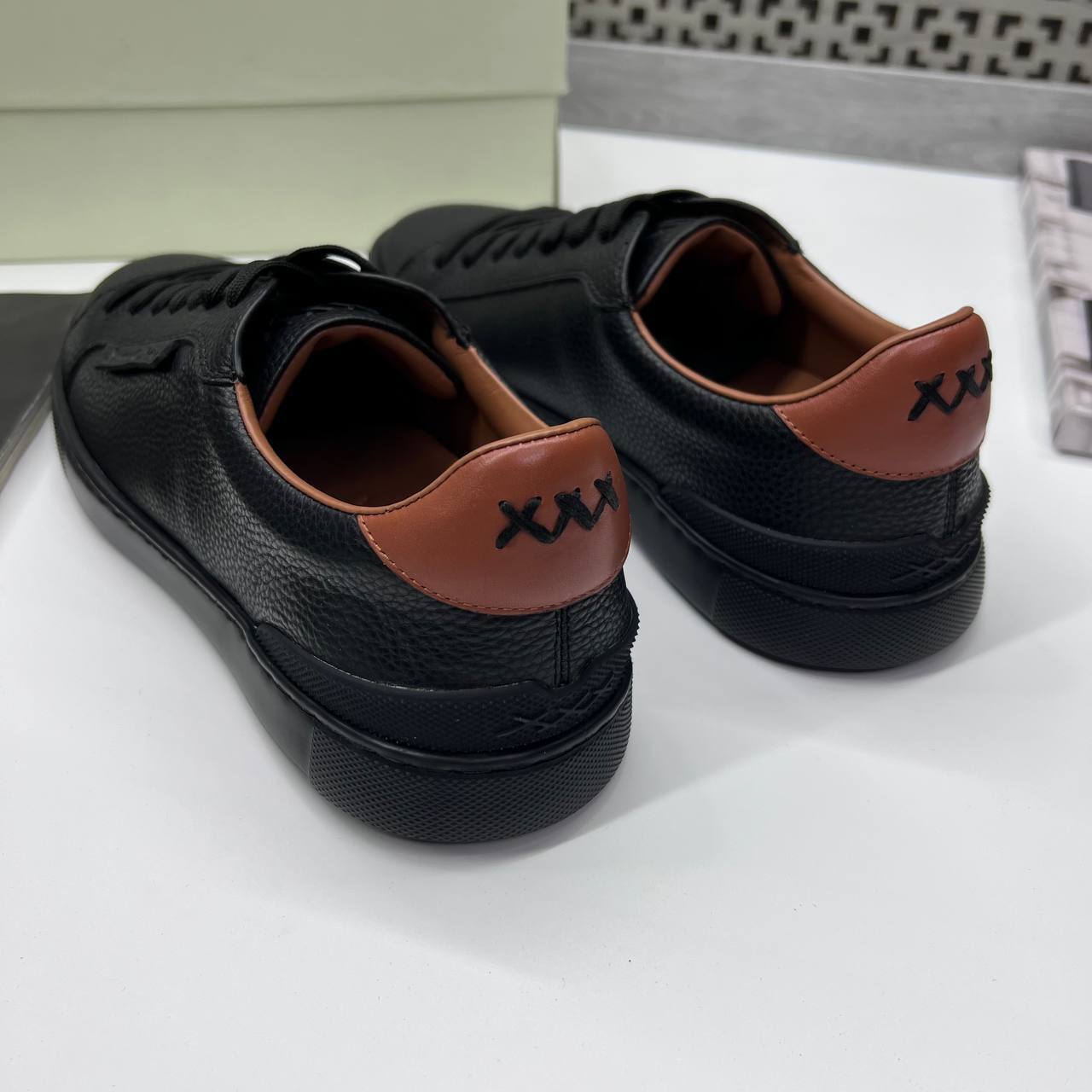 Стильные кеды ZEGNA BP-20840 Стильные кеды ZEGNA BP-20840