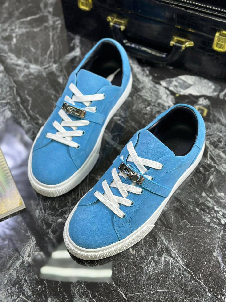 Hermes мужские кеды стильные BP-40283 Hermes мужские кеды стильные BP-40283