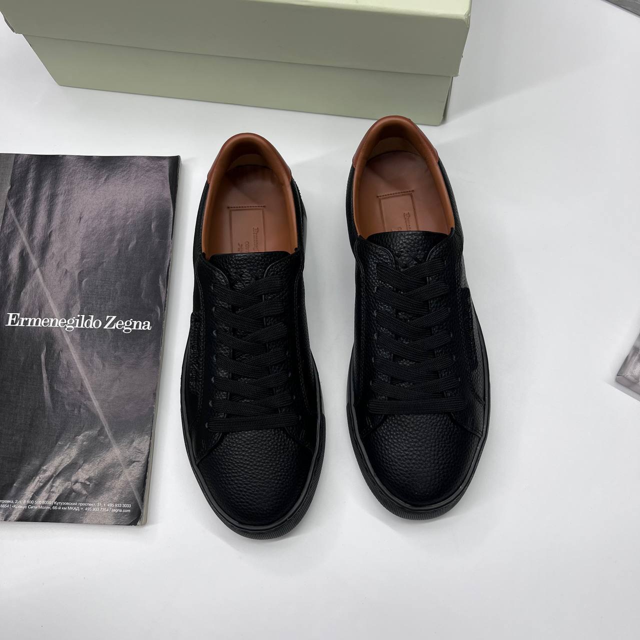 Стильные кеды ZEGNA BP-20840 Стильные кеды ZEGNA BP-20840