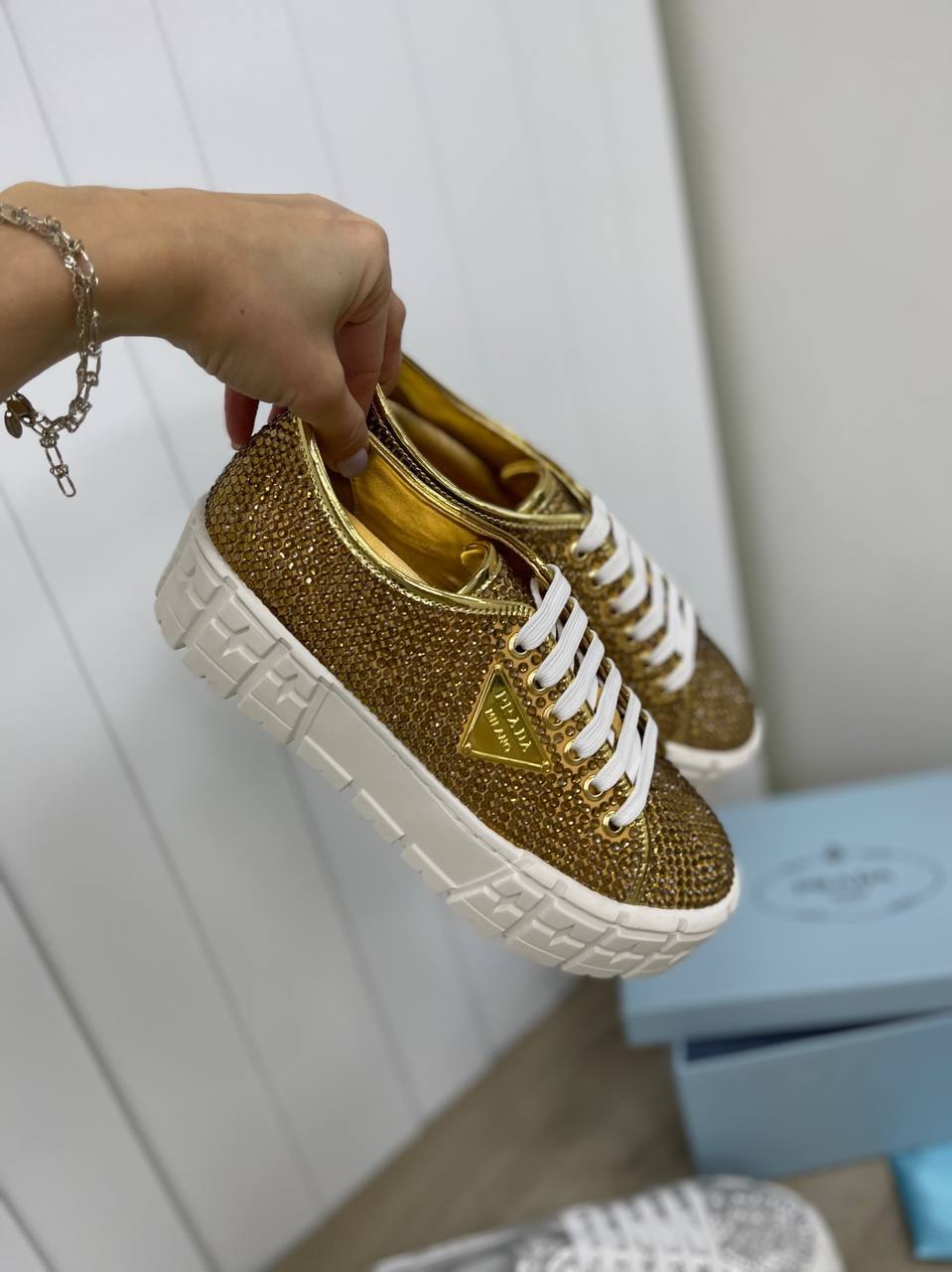 Prada женские коллекционные кеды BP-29086 Prada женские коллекционные кеды BP-29086