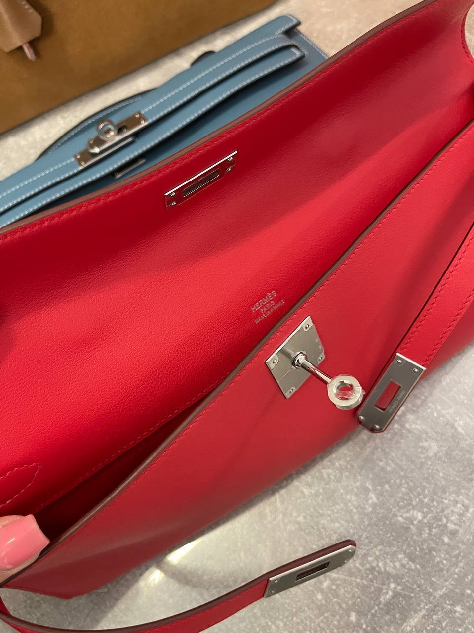 Клатч KELLY CUT премиум swift Hermes BP-53801 Клатч KELLY CUT премиум swift Hermes BP-53801