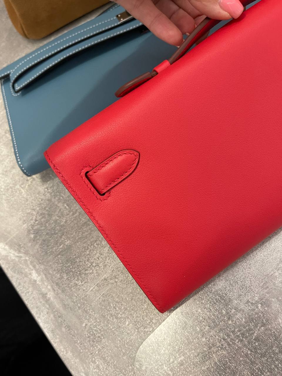 Клатч KELLY CUT премиум swift Hermes BP-53801 Клатч KELLY CUT премиум swift Hermes BP-53801