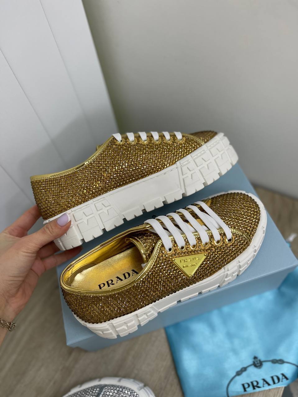 Prada женские коллекционные кеды BP-29086 Prada женские коллекционные кеды BP-29086