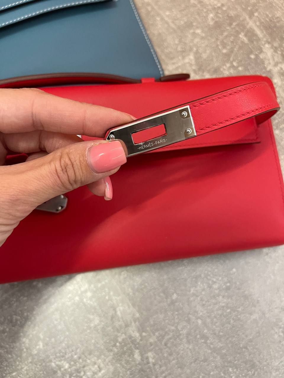 Клатч KELLY CUT премиум swift Hermes BP-53801 Клатч KELLY CUT премиум swift Hermes BP-53801