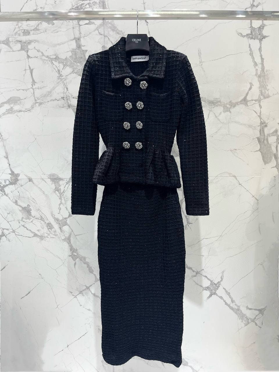 Платье лимитированные черное Self Portrait BP-657252 Платье лимитированные черное Self Portrait BP-657252