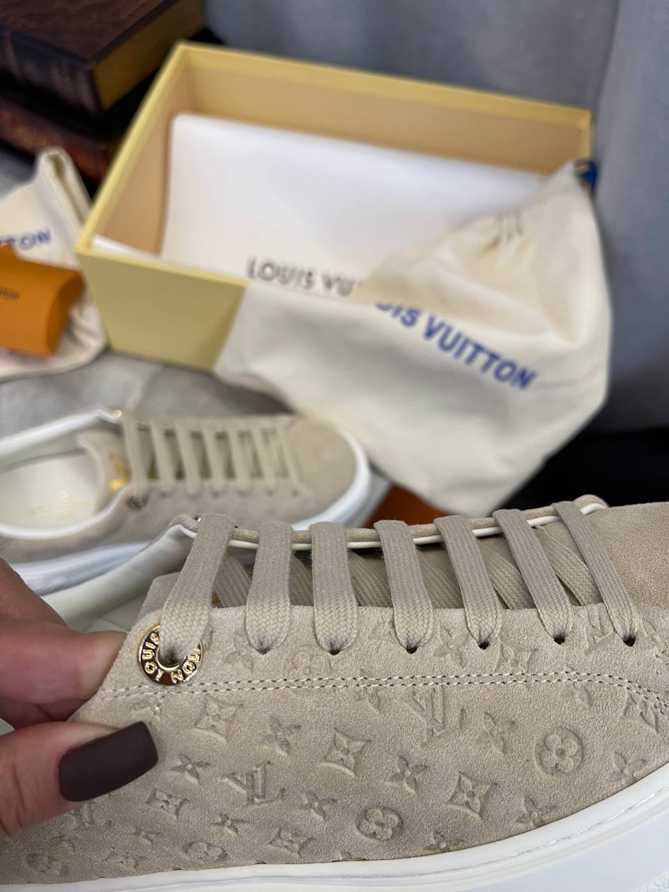 Louis Vuitton трендовые женские кеды BP-40962 Louis Vuitton трендовые женские кеды BP-40962