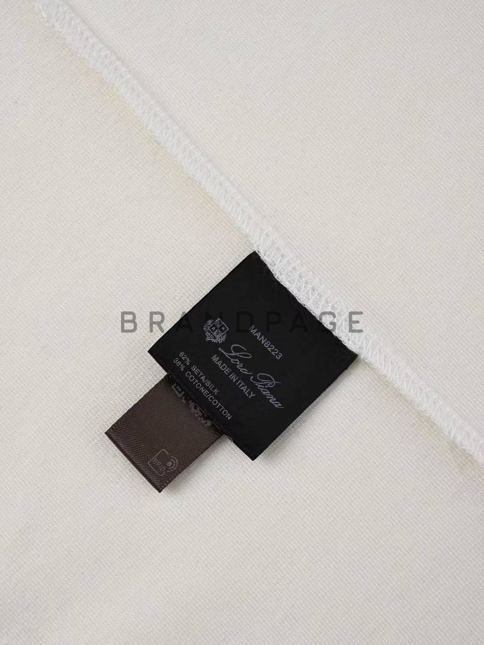 Футболка из шелка и хлопка Loro Piana BPLUX12330 Футболка из шелка и хлопка Loro Piana BPLUX12330