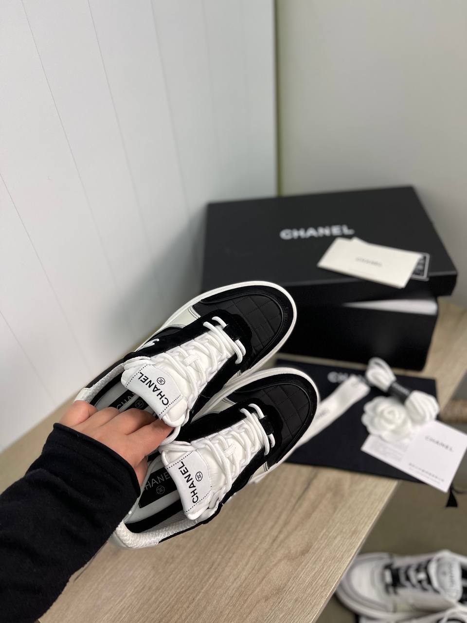 Коллекционные женские кеды Chanel BP-26484 Коллекционные женские кеды Chanel BP-26484