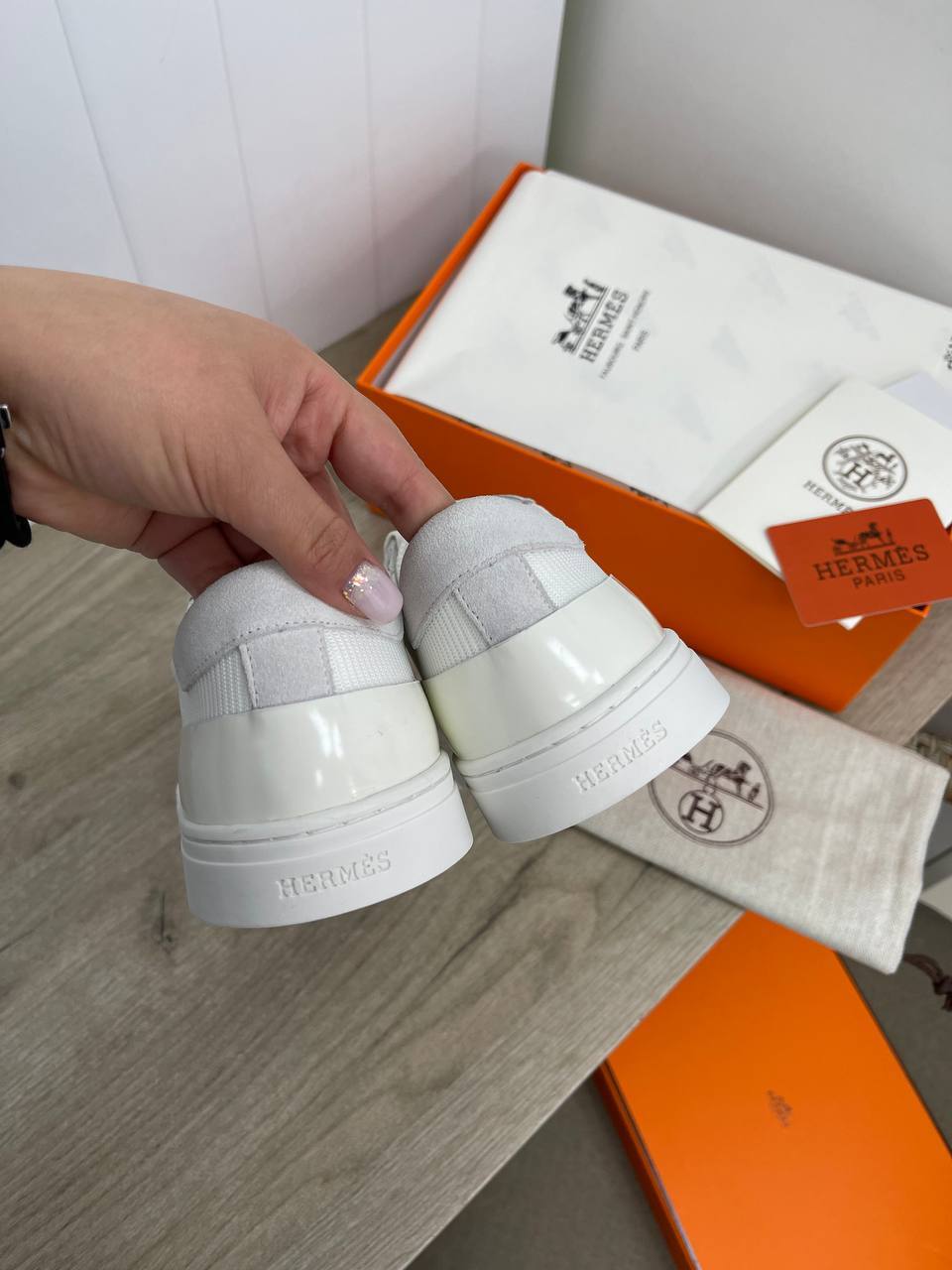 Женские кеды премиум Hermes BP-30409 Женские кеды премиум Hermes BP-30409