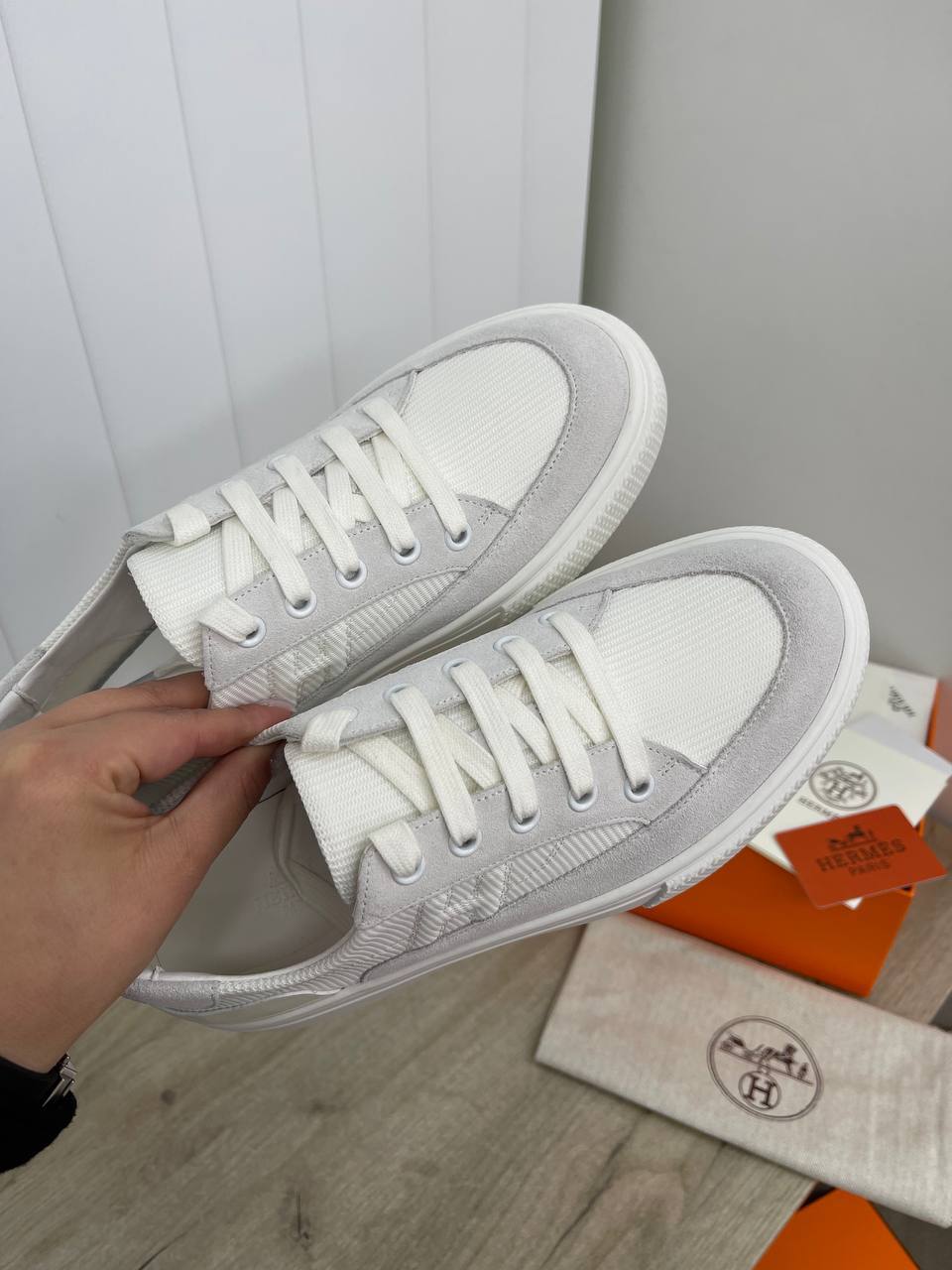 Женские кеды премиум Hermes BP-30409 Женские кеды премиум Hermes BP-30409