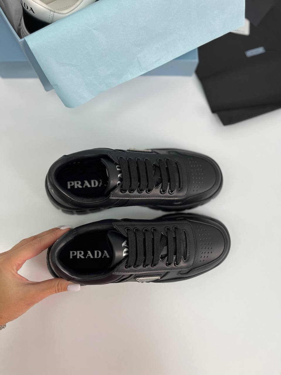 Prada женские повседневные кеды BP-17958 Prada женские повседневные кеды BP-17958