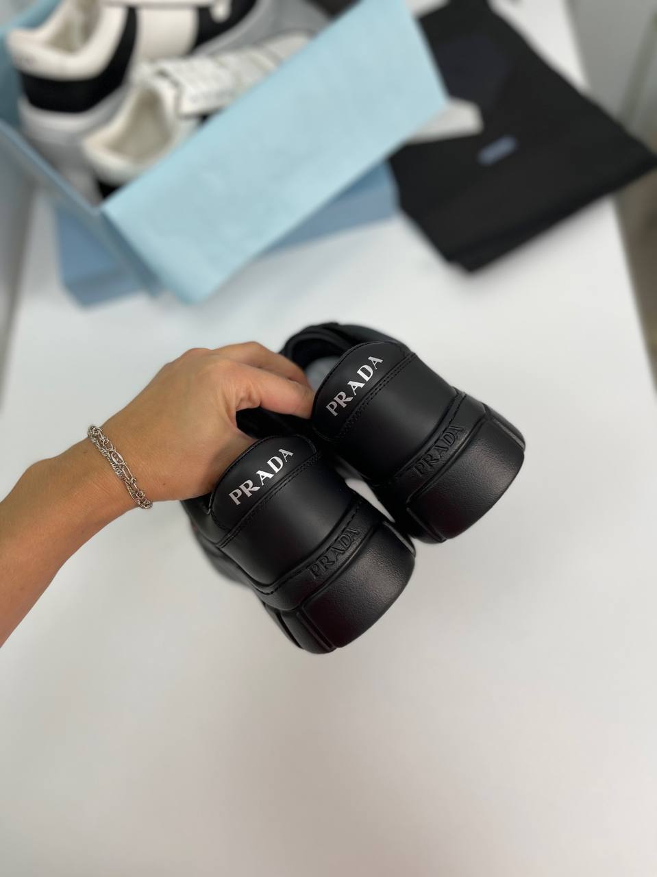 Prada женские повседневные кеды BP-17958 Prada женские повседневные кеды BP-17958