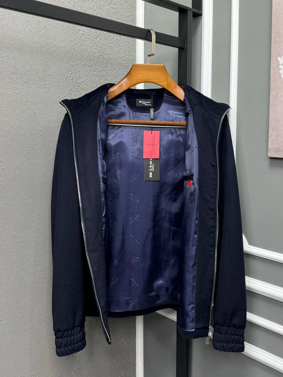 Элитный спортивный костюм синий Kiton BP-874319 Элитный спортивный костюм синий Kiton BP-874319