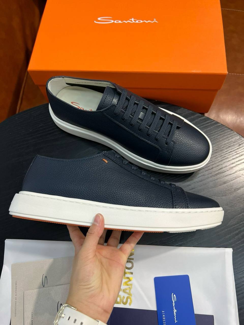 Santoni мужские кеды BP-46752 Santoni мужские кеды BP-46752