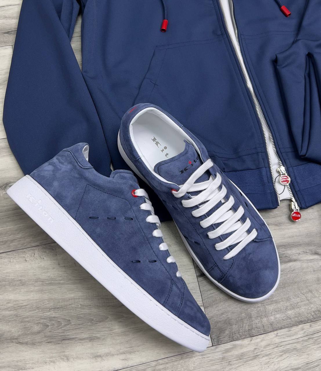 Стильные кеды Kiton BP-47239 Стильные кеды Kiton BP-47239