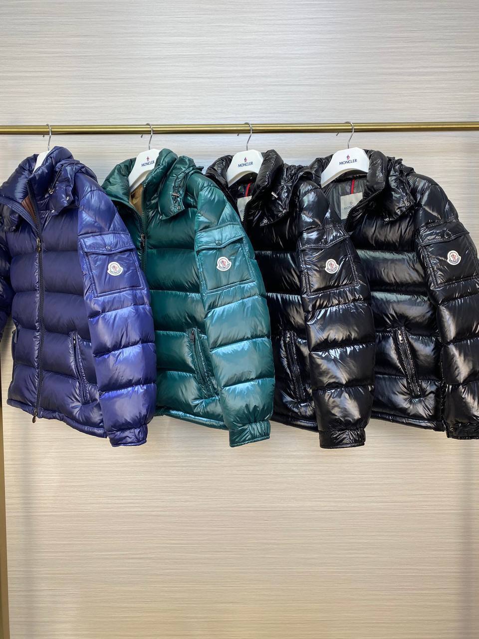 Пуховик черный Maya Moncler BP-000657 Пуховик черный Maya Moncler BP-000657