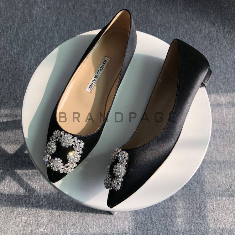 Балетки кожаные Manolo Blahnik BPLUX12422 Балетки кожаные Manolo Blahnik BPLUX12422