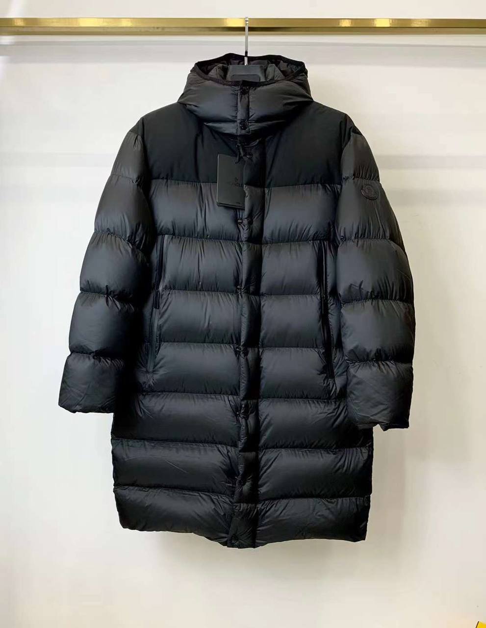 Удлиненный пуховик-пальто (Unisex) Black Warrior Moncler BP-435174 Удлиненный пуховик-пальто (Unisex) Black Warrior Moncler BP-435174