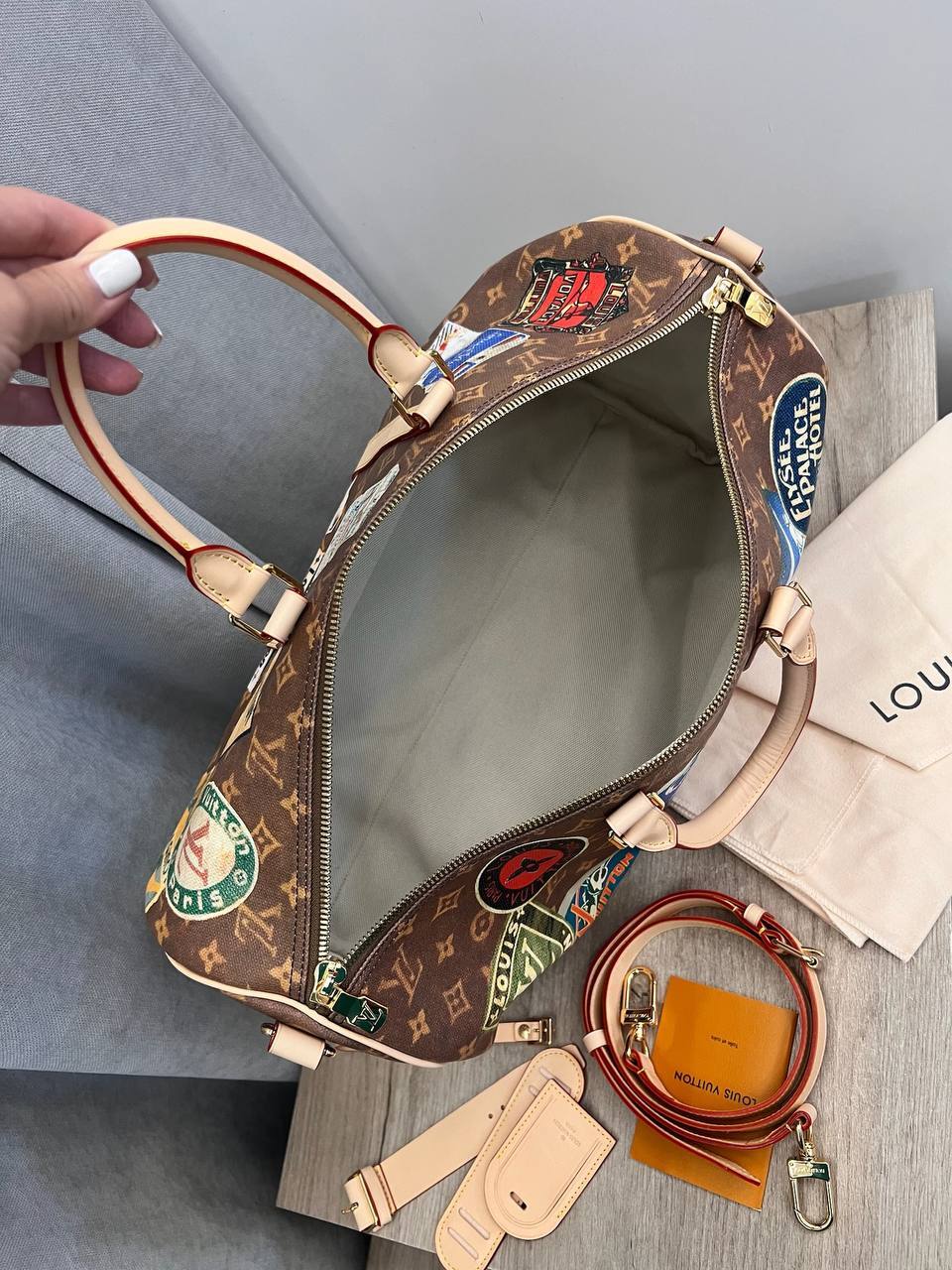 Louis Vuitton стильная дорожная сумка BP-52014 Louis Vuitton стильная дорожная сумка BP-52014