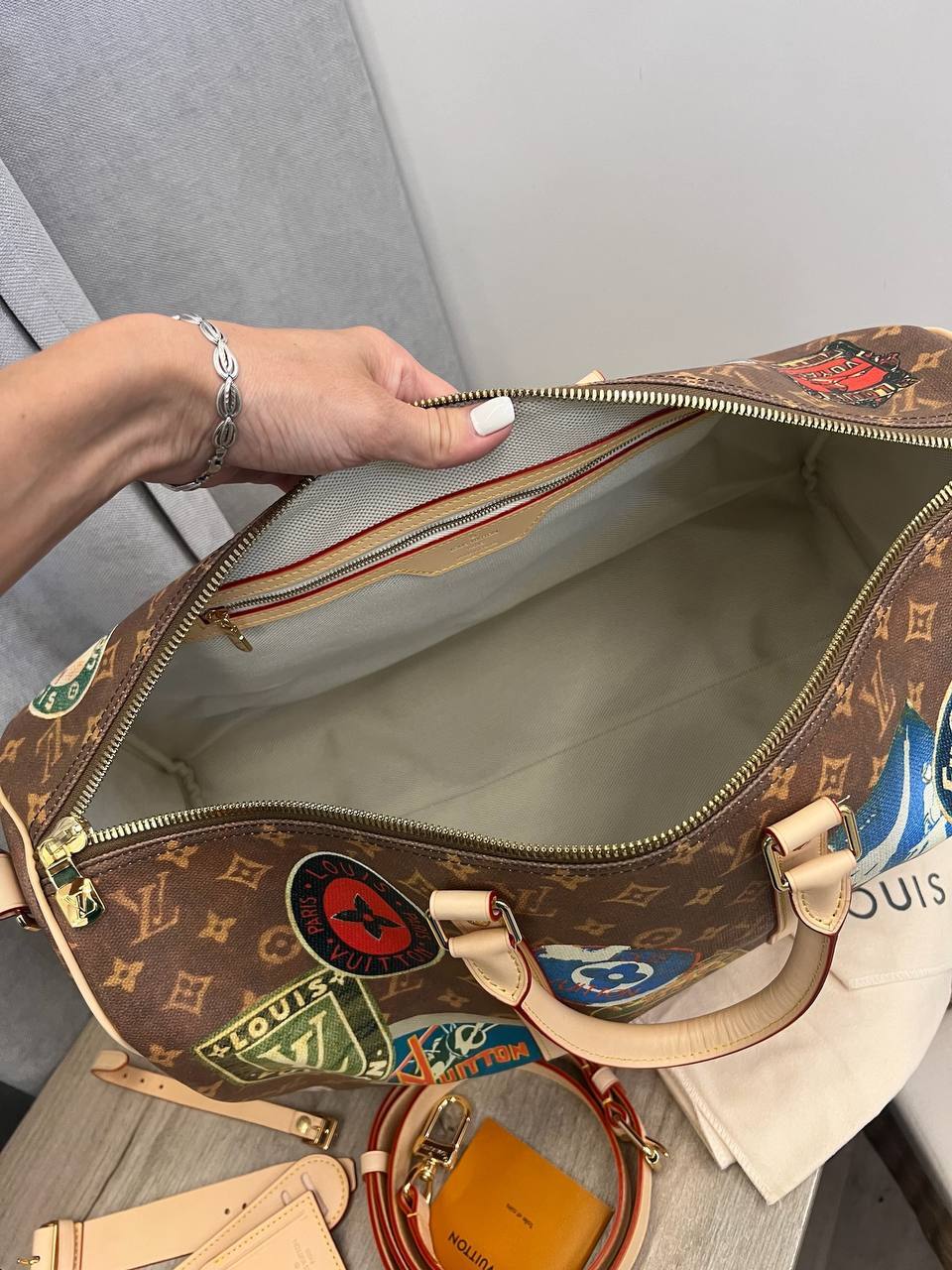 Louis Vuitton стильная дорожная сумка BP-52014 Louis Vuitton стильная дорожная сумка BP-52014