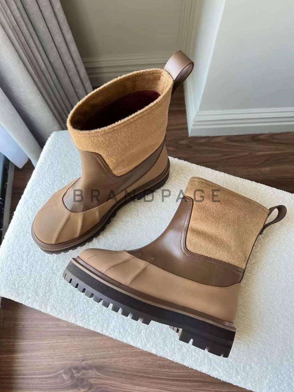 Женские ботинки из кашемира Loro Piana Regent BPLUX12433 Женские ботинки из кашемира Loro Piana Regent BPLUX12433