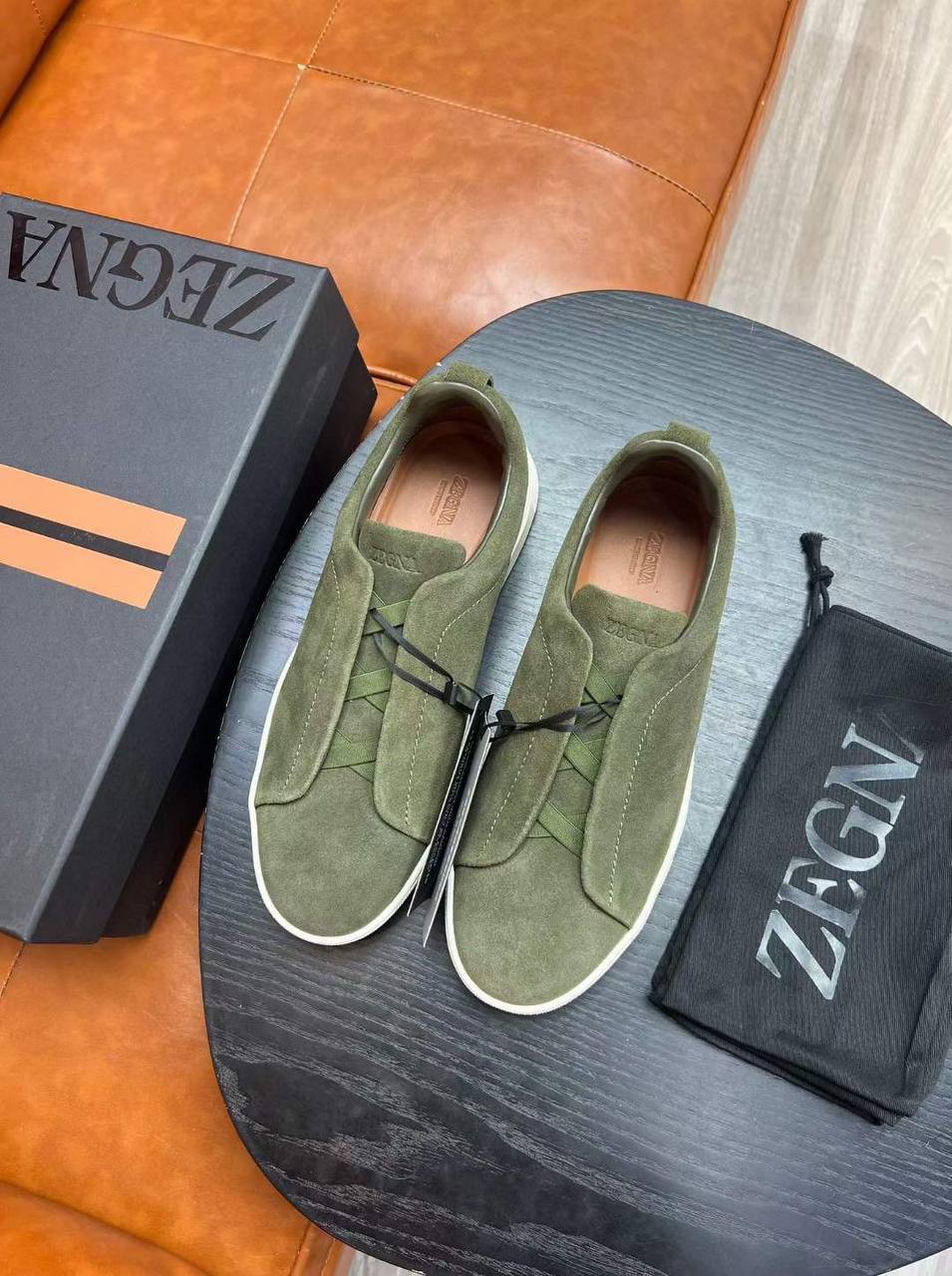 ZEGNA кеды мужские стильные BP-46787 ZEGNA кеды мужские стильные BP-46787