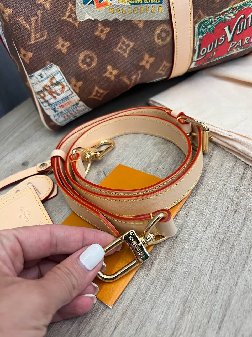 Louis Vuitton стильная дорожная сумка BP-52014 Louis Vuitton стильная дорожная сумка BP-52014