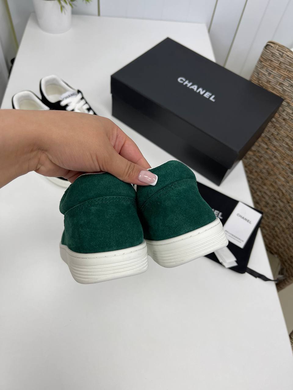 Женские кеды Chanel премиум BP-36490 Женские кеды Chanel премиум BP-36490