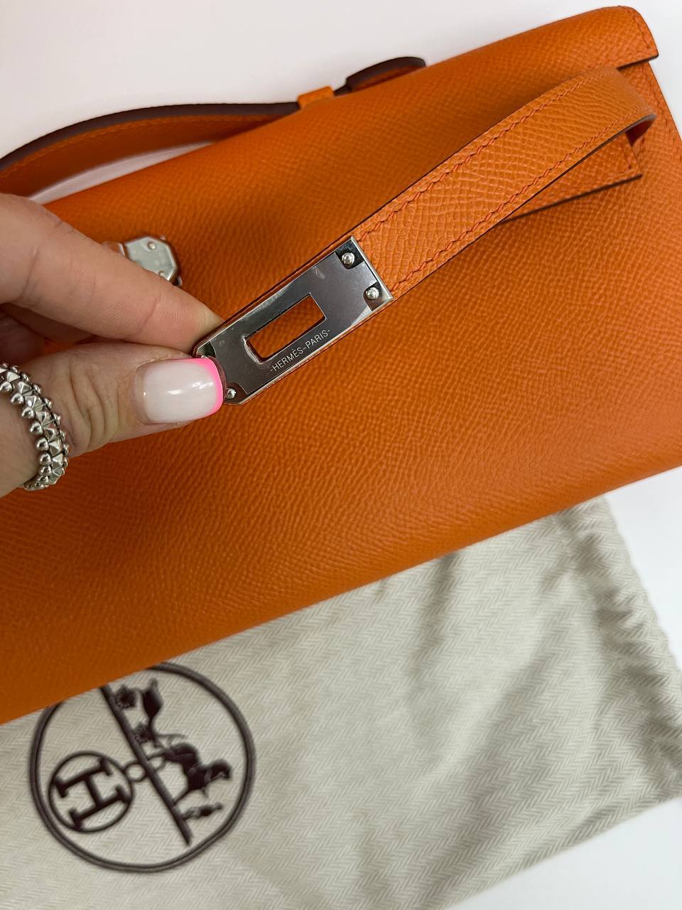 Клатч женский коллекционный KELLY CUT Epsom Hermes BP-27651 Клатч женский коллекционный KELLY CUT Epsom Hermes BP-27651