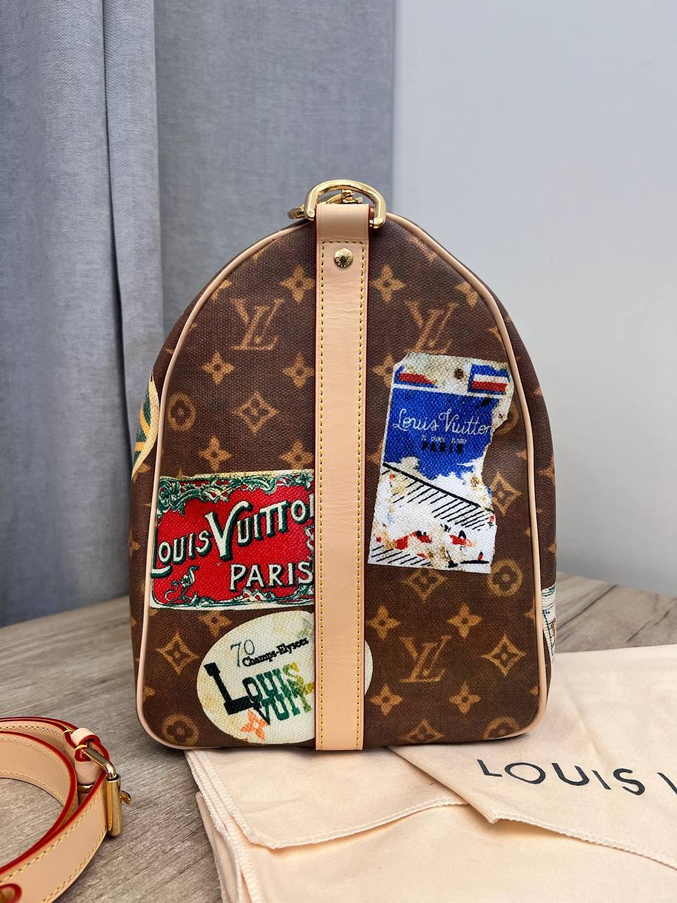 Louis Vuitton стильная дорожная сумка BP-52014 Louis Vuitton стильная дорожная сумка BP-52014