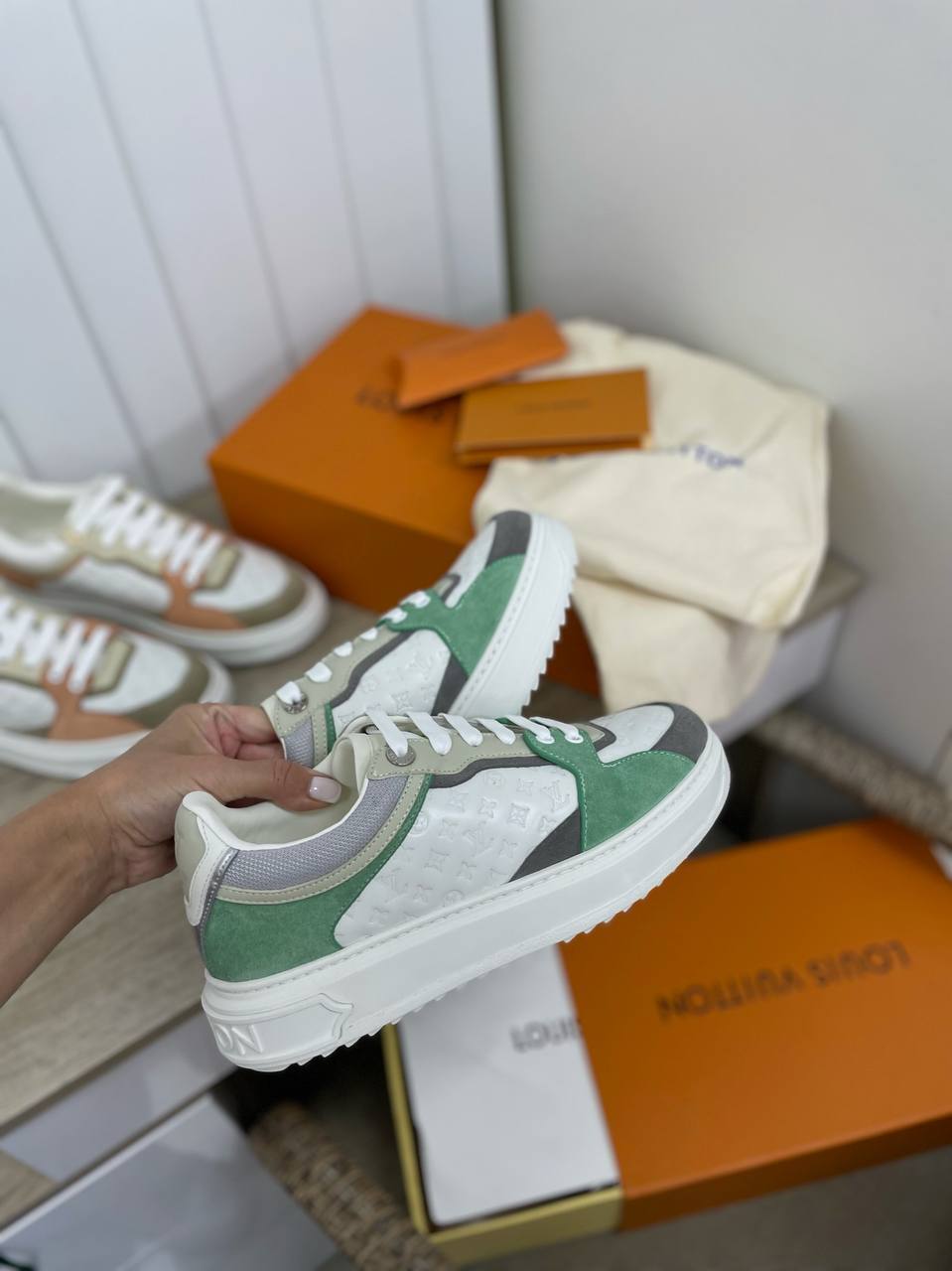 Louis Vuitton коллекционные кроссовки BP-36736 Louis Vuitton коллекционные кроссовки BP-36736