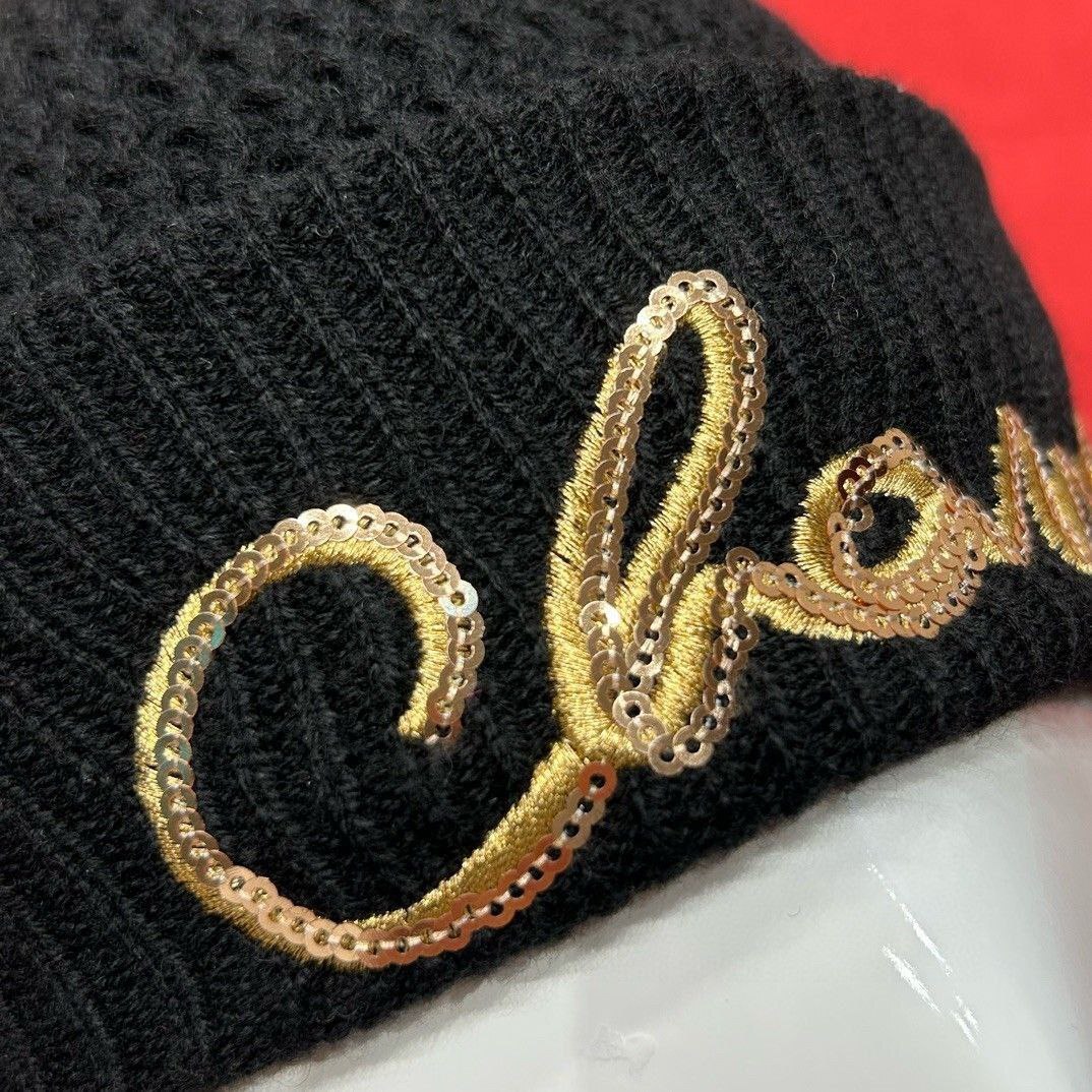 Премиальный комплект (Шарф + Шапка + Перчатки) черный Chanel BP-773003 Премиальный комплект (Шарф + Шапка + Перчатки) черный Chanel BP-773003