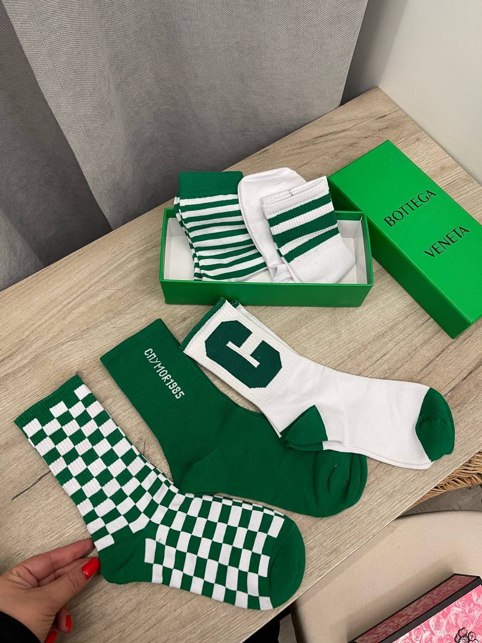 Носки Bottega Veneta люксовый комплект BP-46514 Носки Bottega Veneta люксовый комплект BP-46514