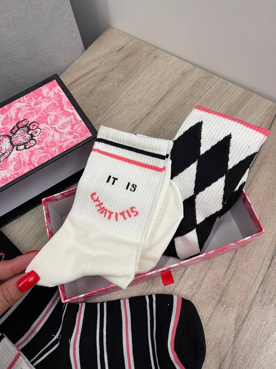 Комплект носков эксклюзивный Christian Dior BP-46513 Комплект носков эксклюзивный Christian Dior BP-46513